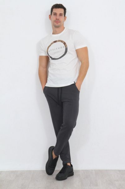 Ανδρικό T-shirt Circling White 