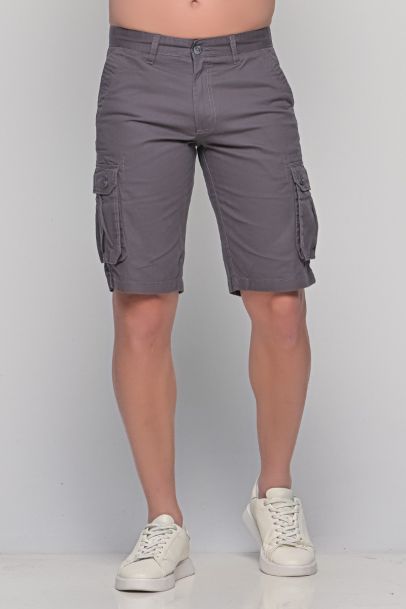 Ανδρική Cargo Βερμούδα Done Grey