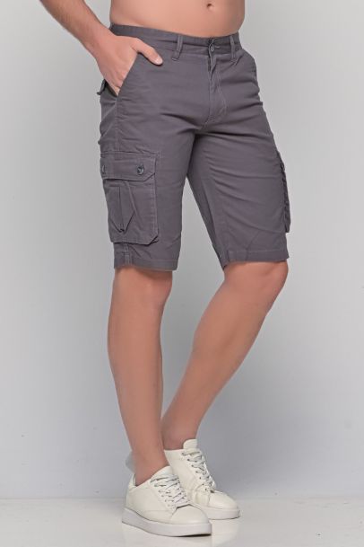 Ανδρική Cargo Βερμούδα Done Grey