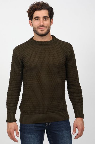 Ανδρική Πλεκτή Μπλούζα Regal Khaki