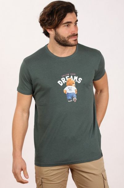 Ανδρικό T-Shirt Dreams Khaki
