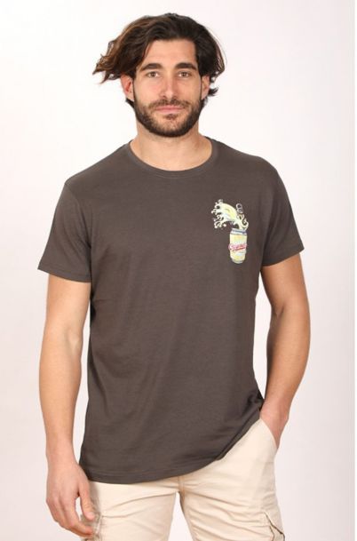 Ανδρικό T-Shirt Splash Brown