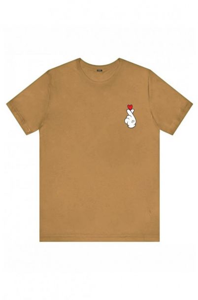 Ανδρικό T-Shirt Amour Beige