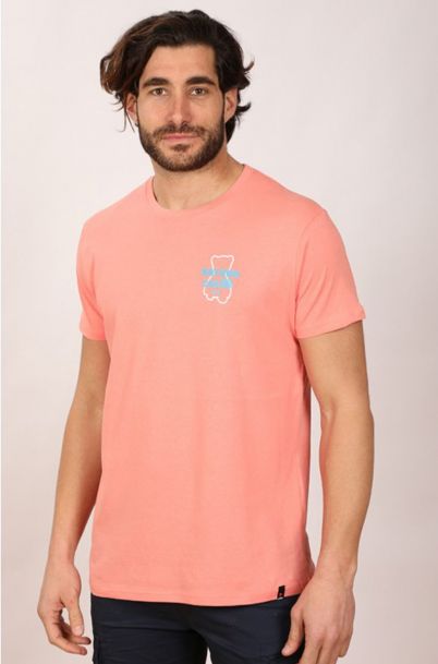 Ανδρικό T-Shirt Figure Coral