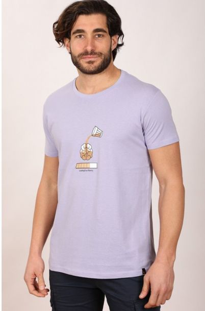 Ανδρικό T-Shirt Loading Lila