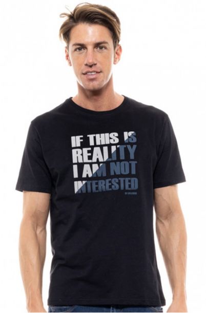 Ανδρικό T-Shirt Interested Black