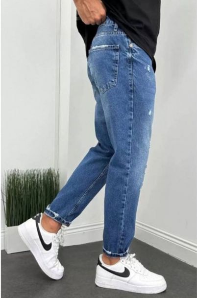 Ανδρικό Jean Παντελόνι Trim D.Blue