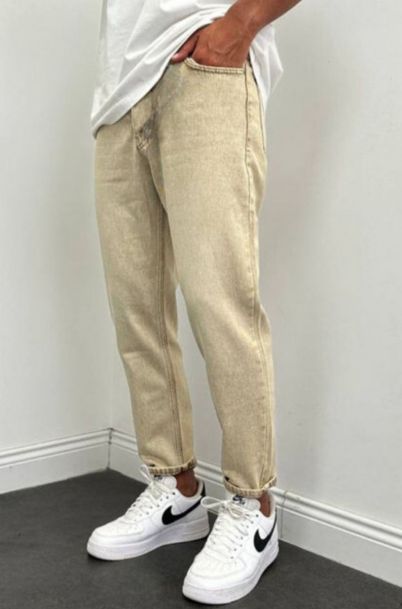 Ανδρικό Jean Παντελόνι We Beige