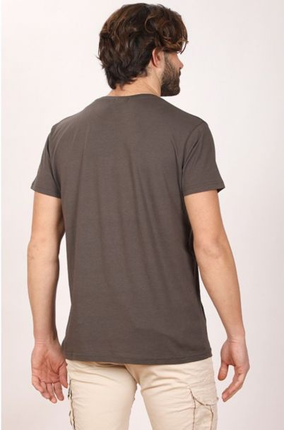 Ανδρικό T-Shirt Splash Brown