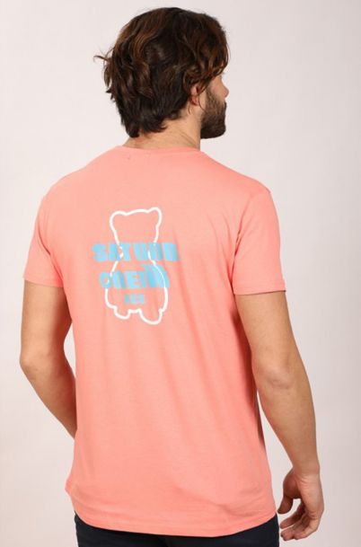 Ανδρικό T-Shirt Figure Coral