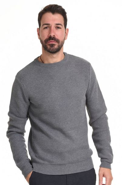 Ανδρική Πλεκτή Μπλούζα Tune D.Grey
