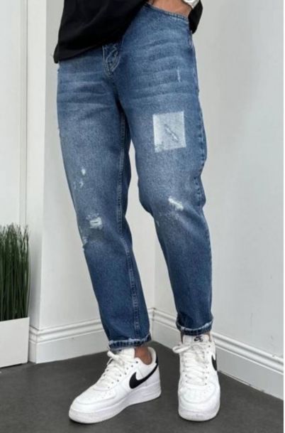 Ανδρικό Jean Παντελόνι Trim D.Blue