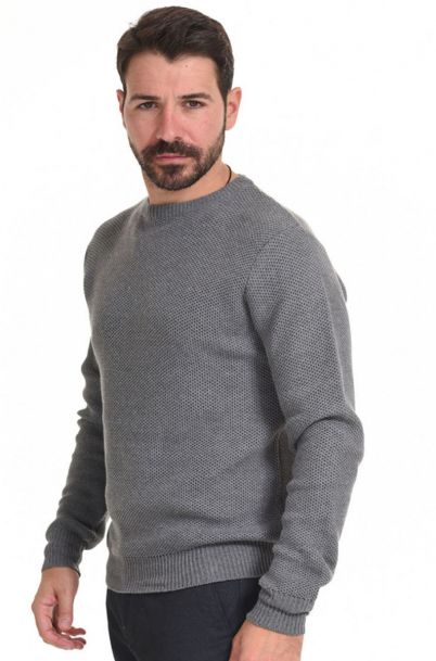 Ανδρική Πλεκτή Μπλούζα Tune D.Grey