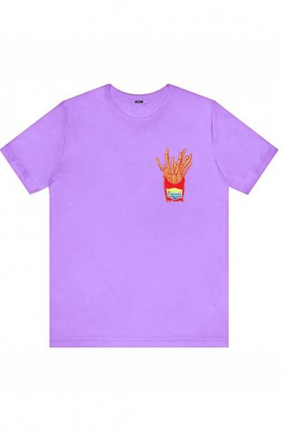 Ανδρικό T-Shirt Frites Lila