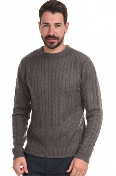 Ανδρική Πλεκτή Μπλούζα Rally Grey