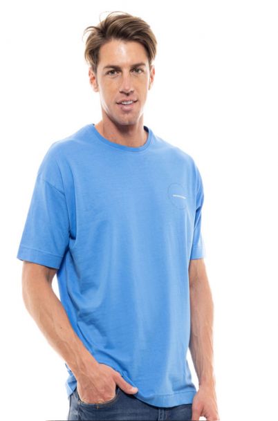 Ανδρικό Oversize T-Shirt Deem Indigo