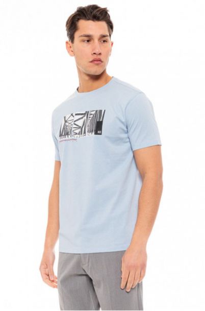 Ανδρικό T-Shirt Precision Ciel