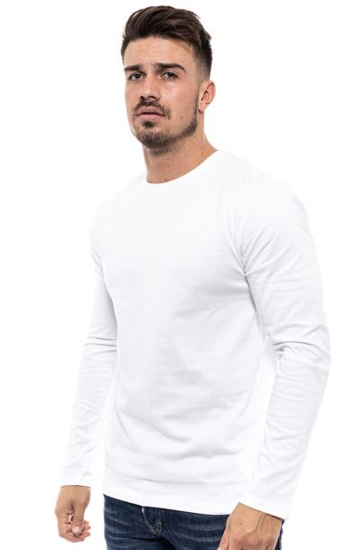 Ανδρική Μπλούζα Due White