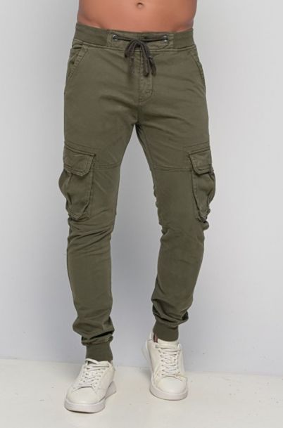 Ανδρικό Cargo Παντελόνι Union Olive Green