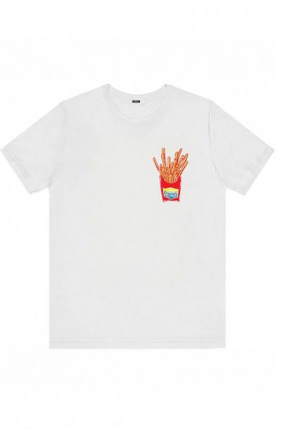 Ανδρικό T-Shirt Frites White