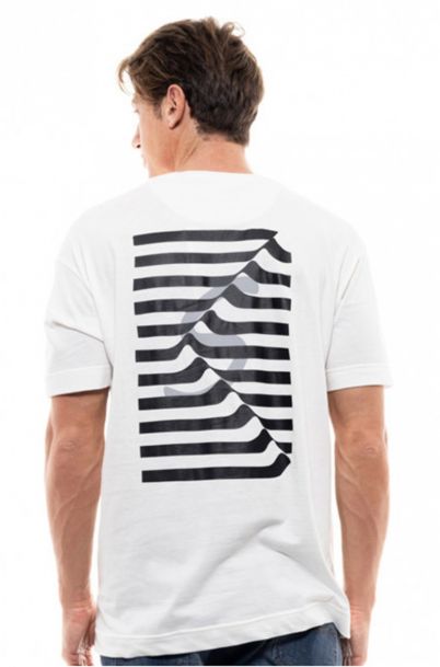 Ανδρικό Oversize T-Shirt Waft White