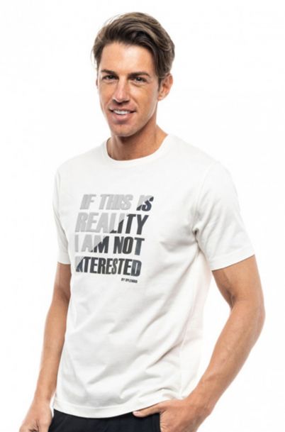 Ανδρικό T-Shirt Interested Ecru
