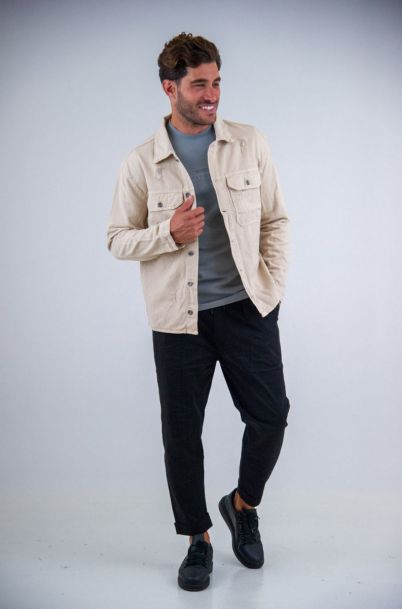 Ανδρικό Jean Μπουφάν Prop Beige