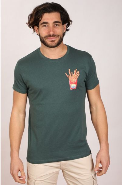 Ανδρικό T-Shirt Frites Petrol