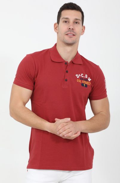 Ανδρικό Polo Seven Bordo