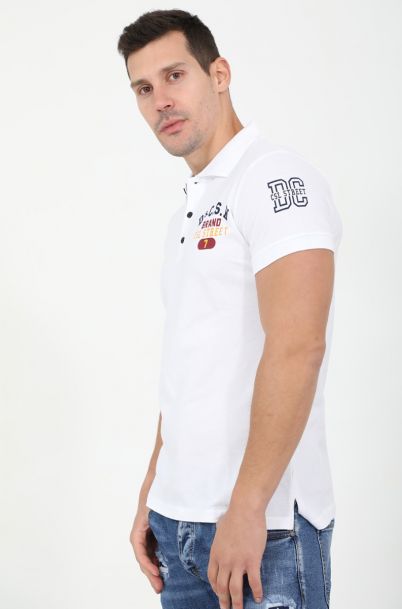 Ανδρικό Polo Seven White