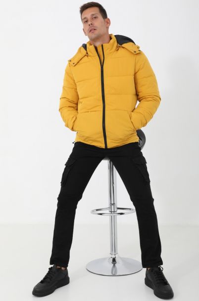 Ανδρικό Μπουφάν Box Yellow