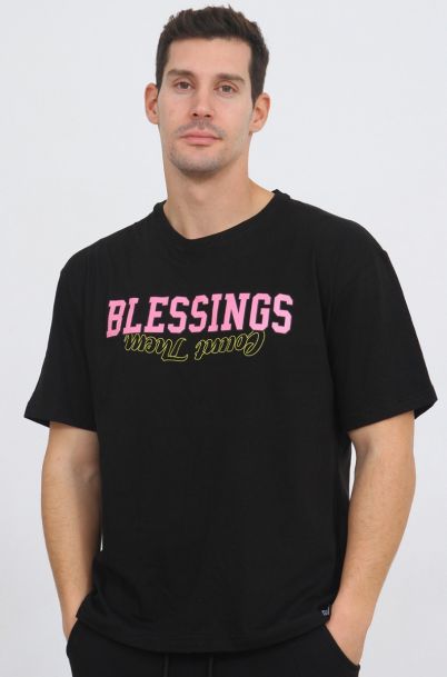 Ανδρκό T-shirt Blessing Black 