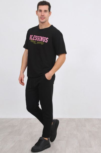 Ανδρκό T-shirt Blessing Black 