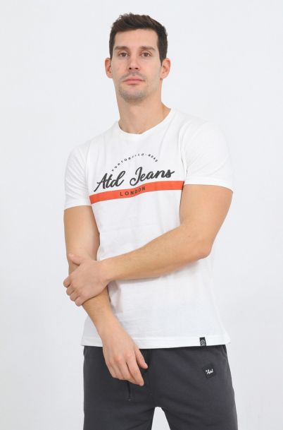 Ανδρικό T-Shirt Road White