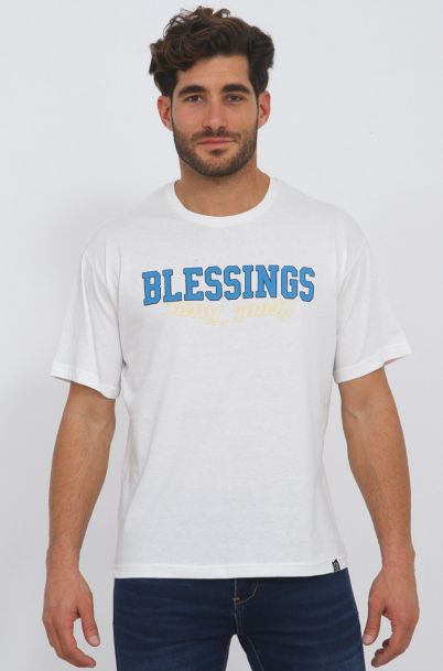 Ανδρικό T-shirt Blessing White 