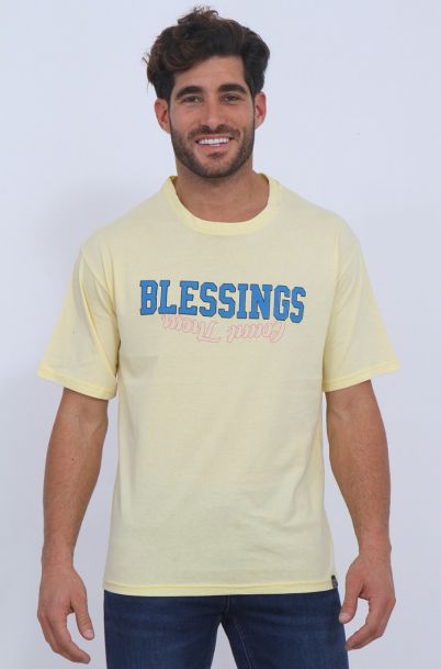 Ανδρικό T-shirt Blessing Yellow