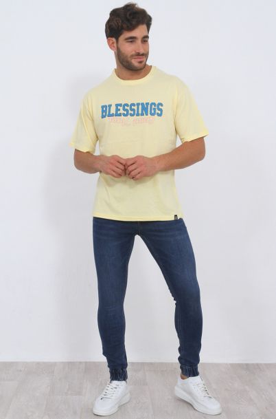 Ανδρικό T-shirt Blessing Yellow