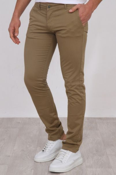 Ανδρικό Chino Παντελόνι Franco Beige