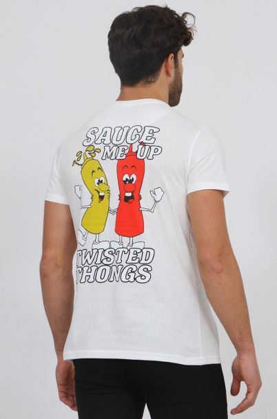 Ανδρικό T-shirt Sause White