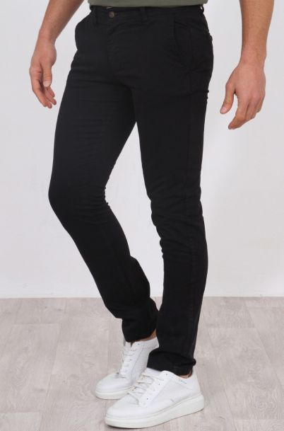 Ανδρικό Chino Παντελόνι Franco Black