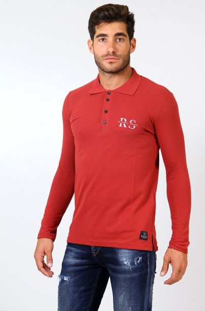 Ανδρικό πικέ Polo Rs Bordo
