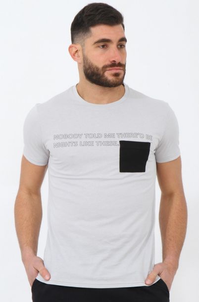Ανδρικό T-shirt Told Ice Grey 