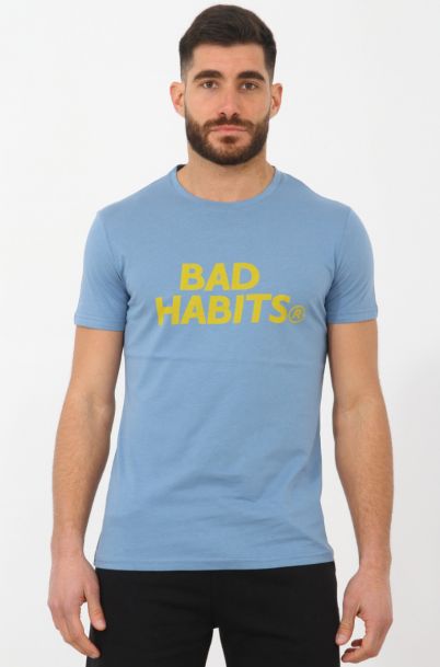 Ανδρικό T-shirt Habits Indigo