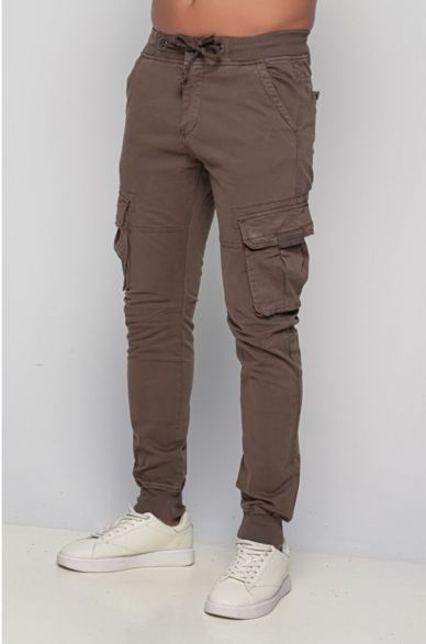 Ανδρικό Cargo Παντελόνι Union Brown